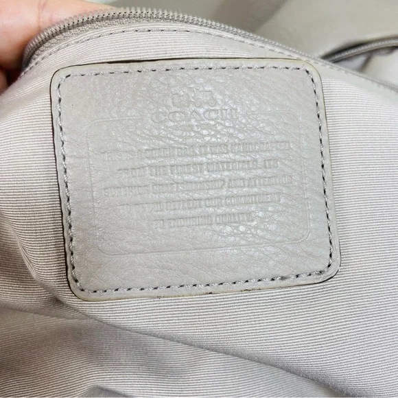 Coach Pebbled Leather Shoulder & Crossbody Bag in Taupe - Picture 4 of 14